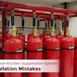 Kitchen suppression system installation