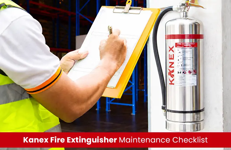 Kanex Fire Extinguisher Maintenance Checklist
