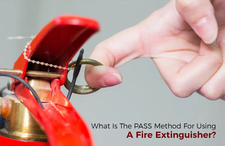 Pass method for fire extinguishers